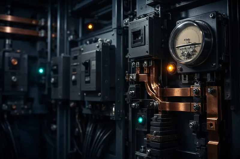 Electrical equipment and a power meter with small indicator lights